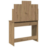 Dressing Table with Mirror Artisan Oak 96x39x142 cm 857012