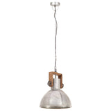 320530 Industrial Hanging Lamp 25 W Silver Round 30 cm E27