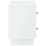 Bathroom Sink Cabinet EDE High Gloss White 82 x 41x 59 cm 895919