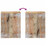Bathroom Hanging Cabinet 38x33.5x48 cm Solid Wood Mango 4018684
