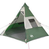 Camping Tent Tipi 7-Person Green Waterproof 94427
