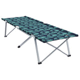 Folding Camping Bed Folding Leaf Forest 194 x 62.5 x 42.5 cm 42003121