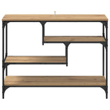Console Table Artisan Oak 100 x 30 x 75 cm Engineered wood 883541