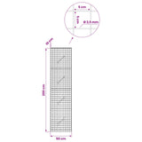 Gabion with 3.5 mm Wire and 5x5 cm Mesh 50x10x200 cm 3462091