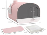 Fully Enclosed Cat Litter Box/Cat Litter Box 29008748