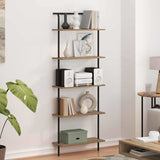 Bookshelf 5-Tier 60 x 24 x 168 cm Engineered wood Artisan Oak 879970