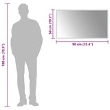 LED Bathroom Mirror 90x50 cm 151770