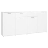 Sideboard White 160x36x75 cm Engineered Wood 3074927