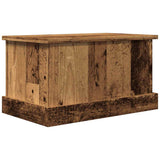 Storage Box Old Wood 30x50x28 cm Engineered Wood 857159