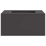 Fire Pit Black 60 x 60 x 30 cm Steel 858918
