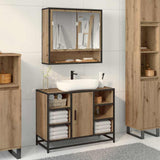 Wall Shelf with Shelf Wall-mounted Artisan Oak 65 x 20 x 60 cm 883612