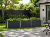Raised Garden Bed Anthracite 240 x 40 x 55 cm cold-rolled steel 8006257
