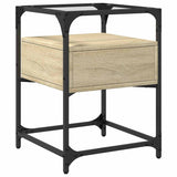 Bedside Cabinet Sonoma Oak 40x40x55 cm Engineered Wood 846076