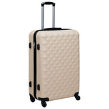 Hardcase Trolley Set 2 pcs Gold ABS 92431