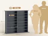 16-Compartment Media Shelf - Grey T3398P553206
