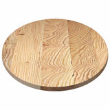 Table Top 140x60x2 cm Solid Wood Oak Oval 4009040