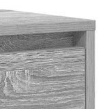 Sideboard Grey Sonoma 29.5x34x76 cm Engineered Wood 861639