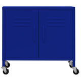 Storage Cabinet Navy Blue 60x35x56 cm Steel 336262