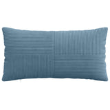 Cushion Cover 6 pcs ALMELO Blue 40 x 80 cm Corduroy 914621