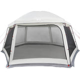Pool Tent with Removable Fly & Mesh Walls Grey 512x458 cm 4100627