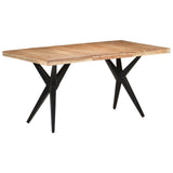 Dining Table 160x80x76 cm Solid Acacia Wood 323565