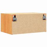 Bedside Table 2 pcs Wax Brown 50 x 32.5 x 24 cm Solid pine wood 873480
