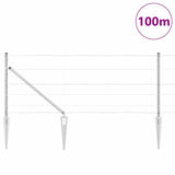 Welded Wire Fence with Spikes 100 x 0.8 m 3351469