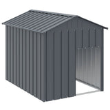 Dog House with Roof Anthracite 117x153x123 cm Galvanised Steel 172348