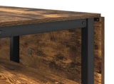 Dinning Table 122 x 80 x 76.5 cm Engineered Wood Smoked Oak 8006039