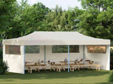 Party Tent Folding Cream 291 x 580 x 315 cm Oxford Fabric 42023651