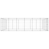 Outdoor Dog Kennel Galvanised Steel 36.3 m 3082329