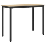 Table Sonoma Oak 100 x 50 x 76.5 cm Engineered Wood and Steel 873775