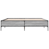 Bed Frame without Mattress Grey Sonoma 200x200 cm 3279780