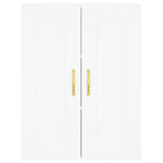 Highboard White 69.5x34x180 cm Engineered Wood 3199921
