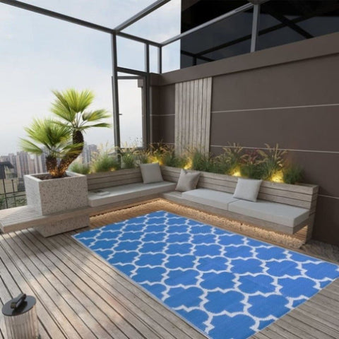 ZNTS Outdoor Rug ARAKIL Blue 160x230 cm PP 317000