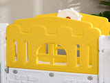 7-in-1 Toddler Slide for Ages 1-3 Years with Basketball Hoop T3398P379003