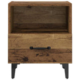 Bedside Cabinet with Drawer 2 pcs Old wood 40 x 35 x 47.5 cm 880598