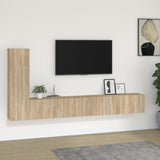3 Piece TV Cabinet Set Sonoma Oak Engineered Wood 3114320