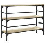 Console Table Sonoma Oak 100x32x75 cm Engineered Wood 839049