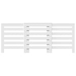 ZNTS Radiator Cover White 205x21.5x83.5 cm Engineered Wood 852717