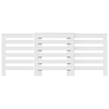 ZNTS Radiator Cover White 205x21.5x83.5 cm Engineered Wood 852717