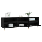 TV Cabinet Black 150x30x44.5 cm Engineered Wood 831261