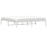 Metal Bed Frame without Mattress White 180x200cm 373677