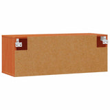 Wall Cabinet 2 pcs Wax Brown 80 x 30 x 30 cm Solid Pine Wood 869949