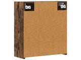 Bathroom Mirror Cabinet with Shelf Smoked Oak 43 x 16 x 62.5 cm 889139