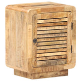 Bedside Cabinet 40x30x50 cm Rough Mango Wood 320462