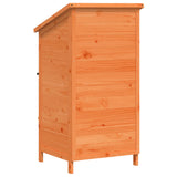 Garden Shed with Roof Brown 59 x 56 x 113.5 cm Solid Fir Wood 42033439