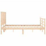 Bed Frame without Mattress 140x200 cm Solid Wood 3194506