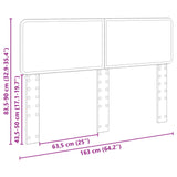 Headboard Concrete Grey Engineered wood 888521