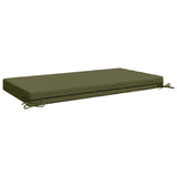 Seat Cushion SOEST 100% Polyester Olive Green 120 x 80 x 10 cm 946789